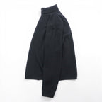 HUGO BOSS タートルネック ニット セーター XL ブラック 羊毛 ラムウール VIRGIN WOOL ハイネック