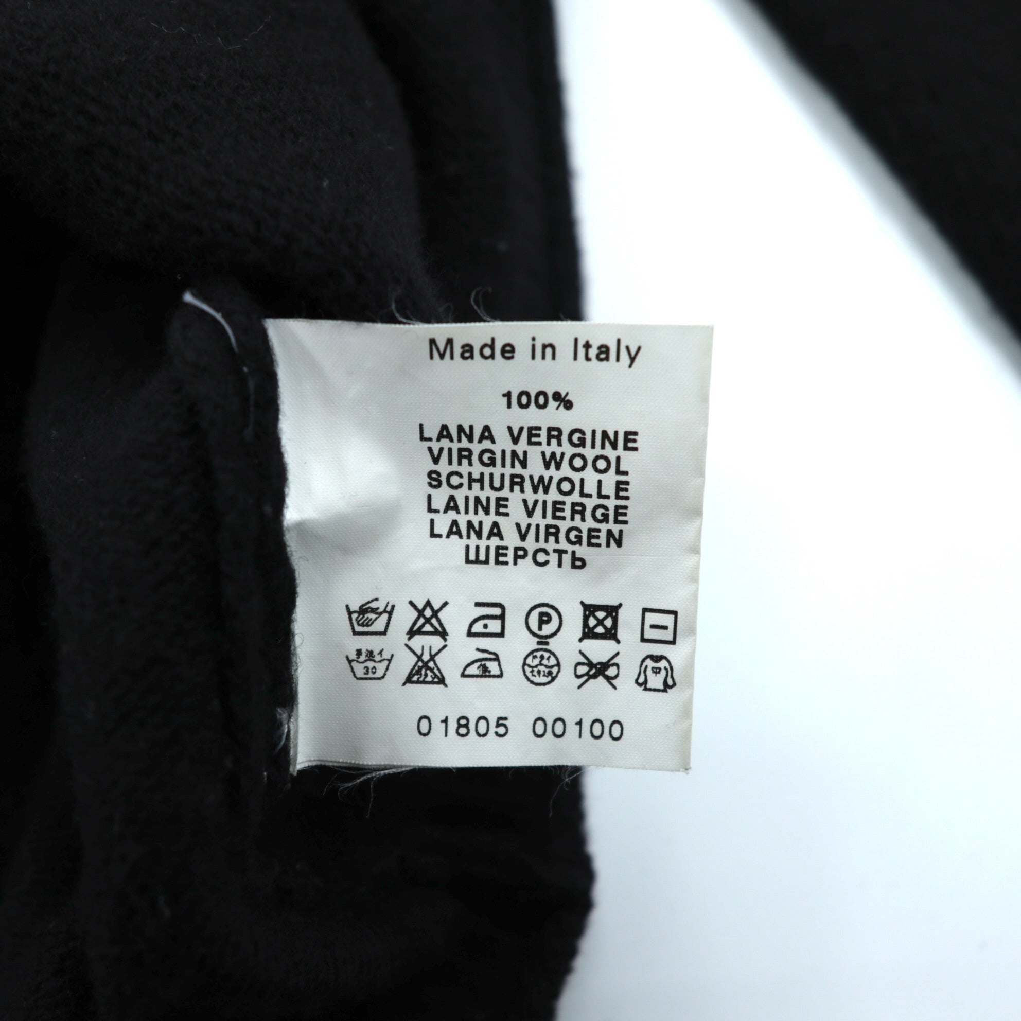 HUGO BOSS タートルネック ニット セーター XL ブラック 羊毛 ラムウール VIRGIN WOOL ハイネック