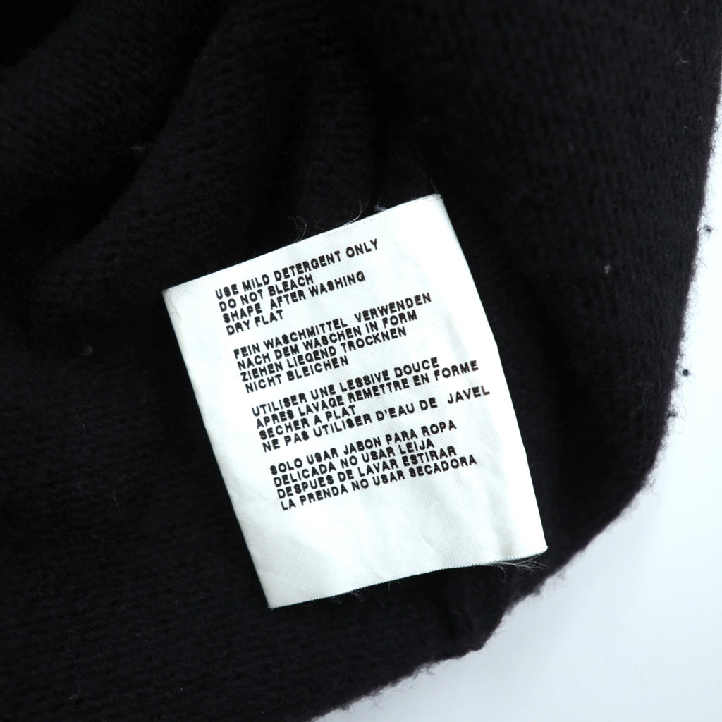 HUGO BOSS タートルネック ニット セーター XL ブラック 羊毛 ラムウール VIRGIN WOOL ハイネック