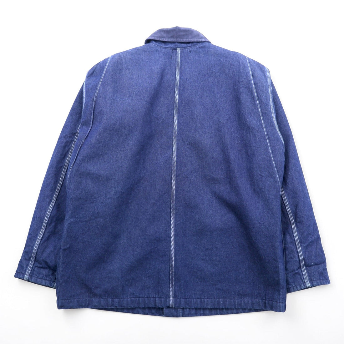 Dickies 90年代 デニム チョアコート カバーオール ワークジャケット L インディゴ 襟コーデュロイ 裏地ブランケット 3494NB