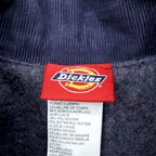 Dickies 90年代 デニム チョアコート カバーオール ワークジャケット L インディゴ 襟コーデュロイ 裏地ブランケット 3494NB