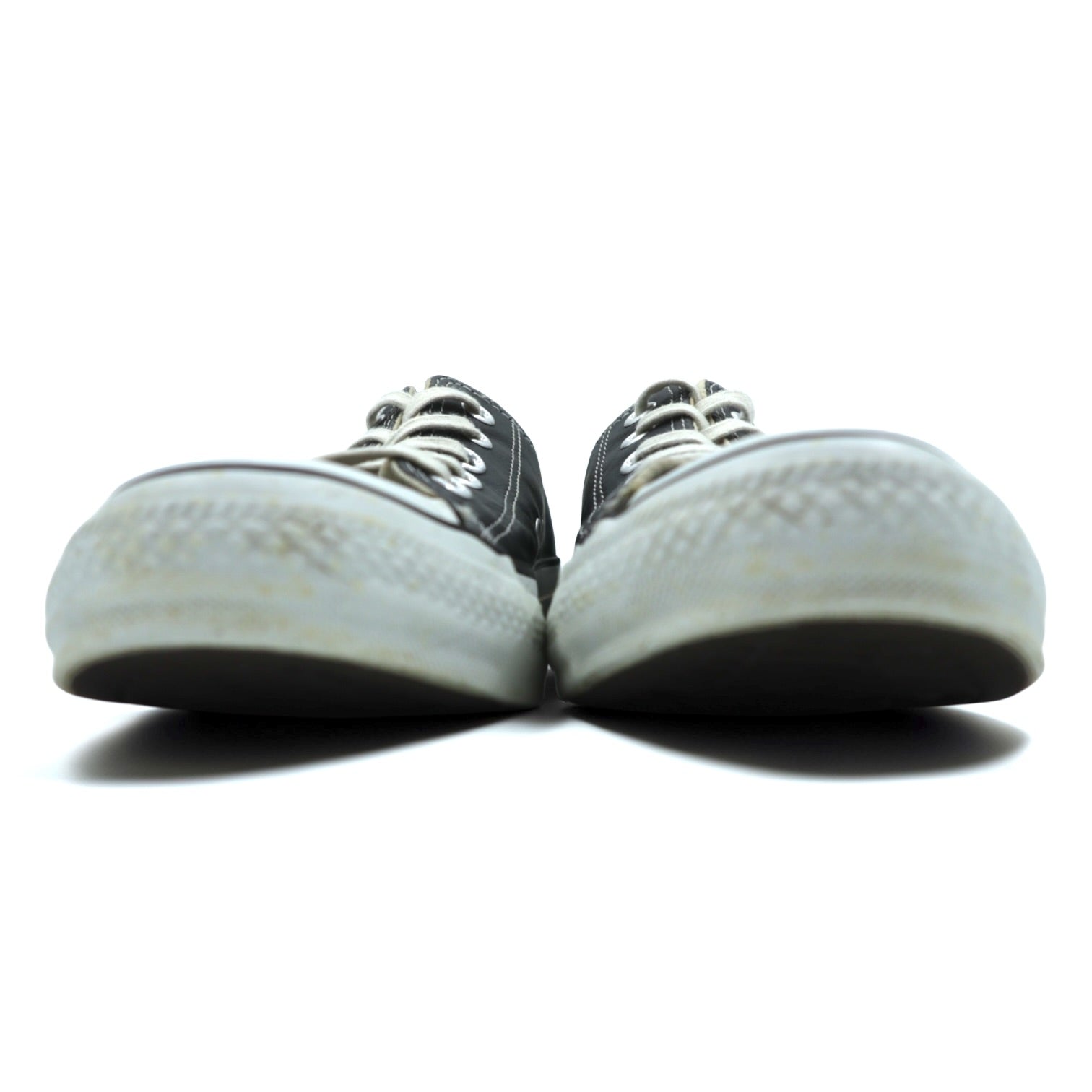 CONVERSE レザー オールスター ALL STAR LEATHER OX ローカット スニーカー 26.5cm ブラック 15866