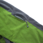 THE NORTH FACE ウィンドウォール WINDWALL フリースジャケット XL ドローコード カーキ バイカラー フルジップ US規格