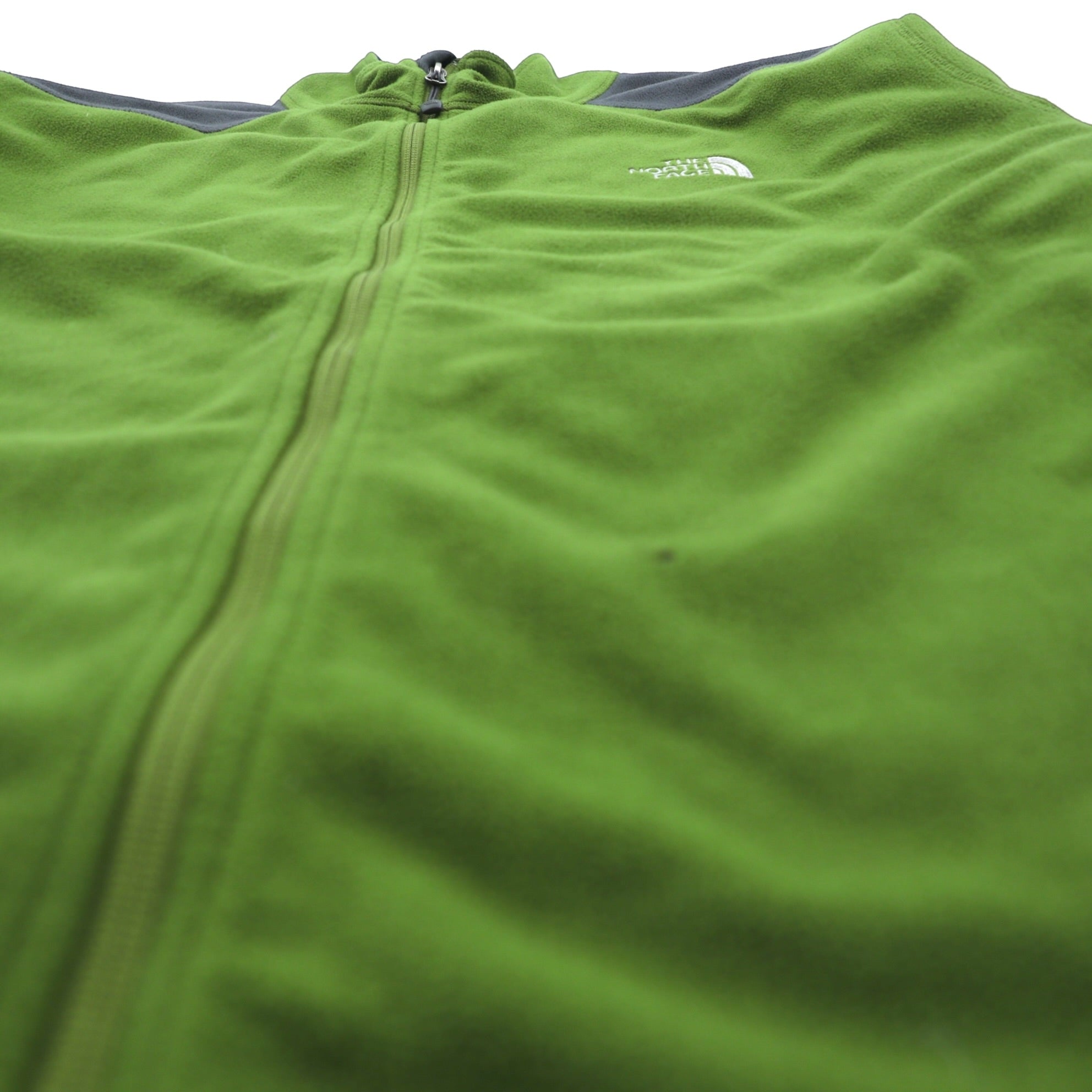 THE NORTH FACE ウィンドウォール WINDWALL フリースジャケット XL ドローコード カーキ バイカラー フルジップ US規格