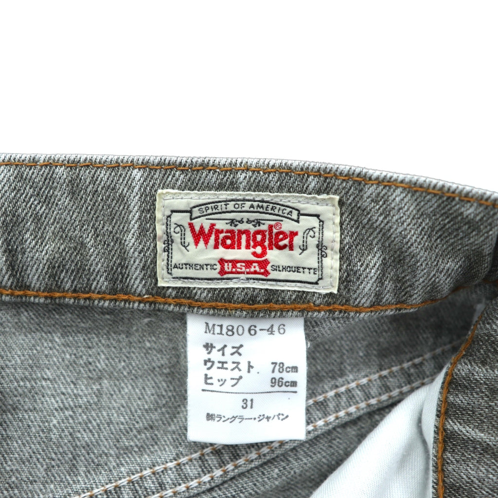 Wrangler 80年代 日本製 デニムパンツ ジーンズ M グレー M1806-46