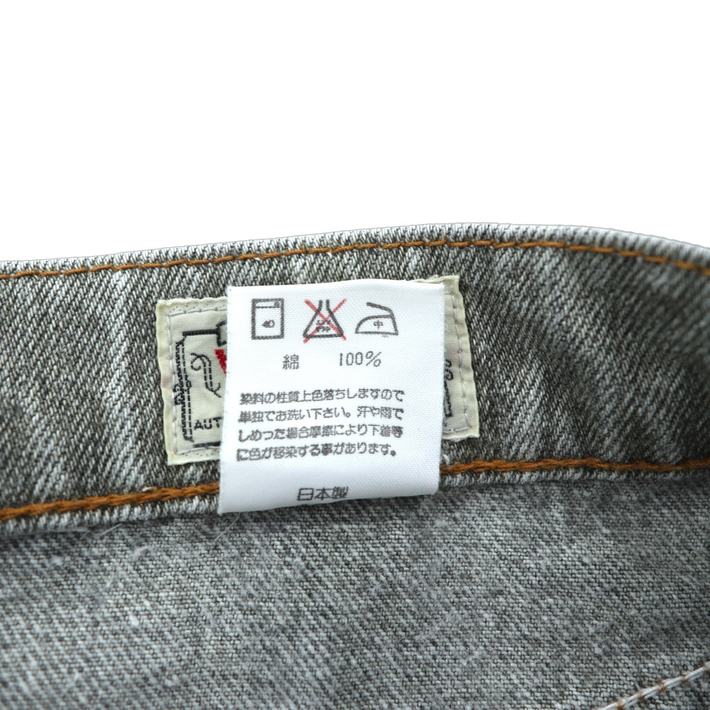 Wrangler 80年代 日本製 デニムパンツ ジーンズ M グレー M1806-46