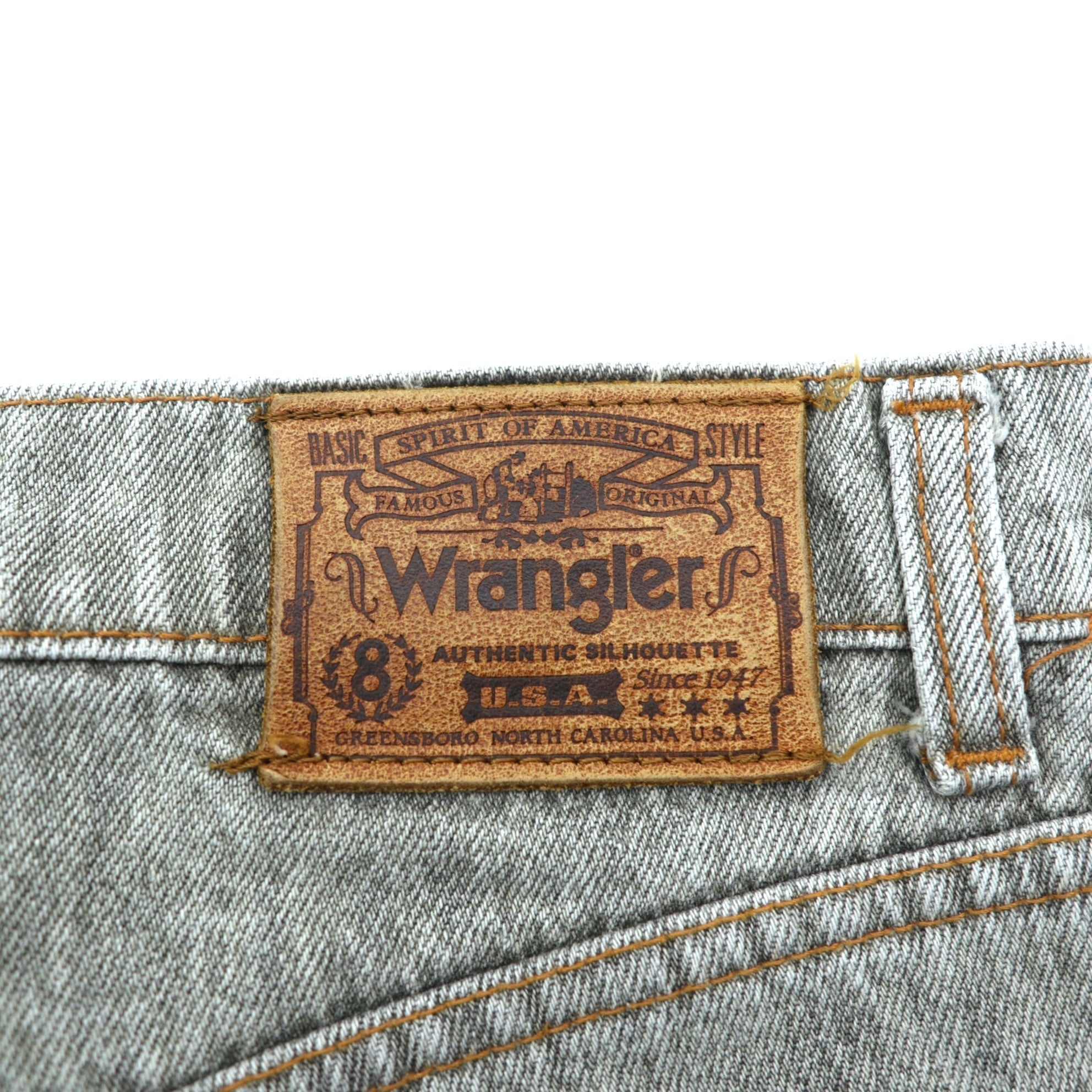 Wrangler 80年代 日本製 デニムパンツ ジーンズ M グレー M1806-46