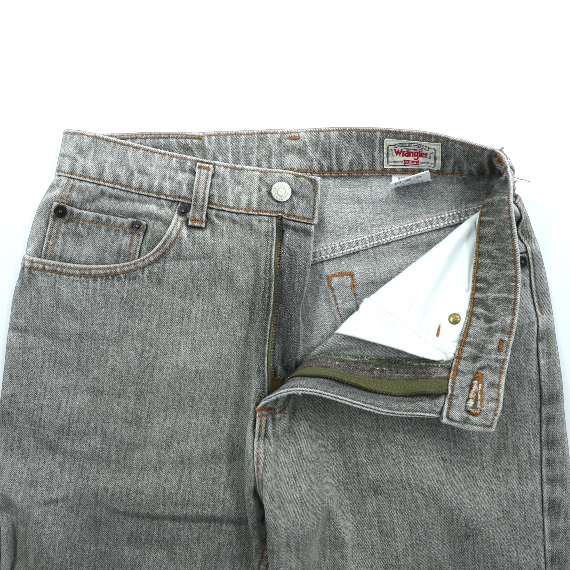Wrangler 80年代 日本製 デニムパンツ ジーンズ M グレー M1806-46