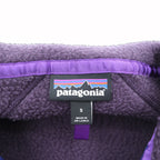 Patagonia レトロパイル フリースジャケット S パープル フルジップ ハイネック 22801