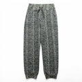 KAPITAL 日本製 フリース スウェットパンツ XL グレー パイソン 総柄 Fleece Snake Pattern Sweat Rib Pants K2311LP169