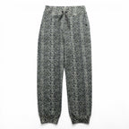 KAPITAL 日本製 フリース スウェットパンツ XL グレー パイソン 総柄 Fleece Snake Pattern Sweat Rib Pants K2311LP169