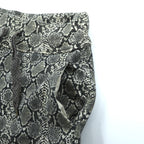 KAPITAL 日本製 フリース スウェットパンツ XL グレー パイソン 総柄 Fleece Snake Pattern Sweat Rib Pants K2311LP169