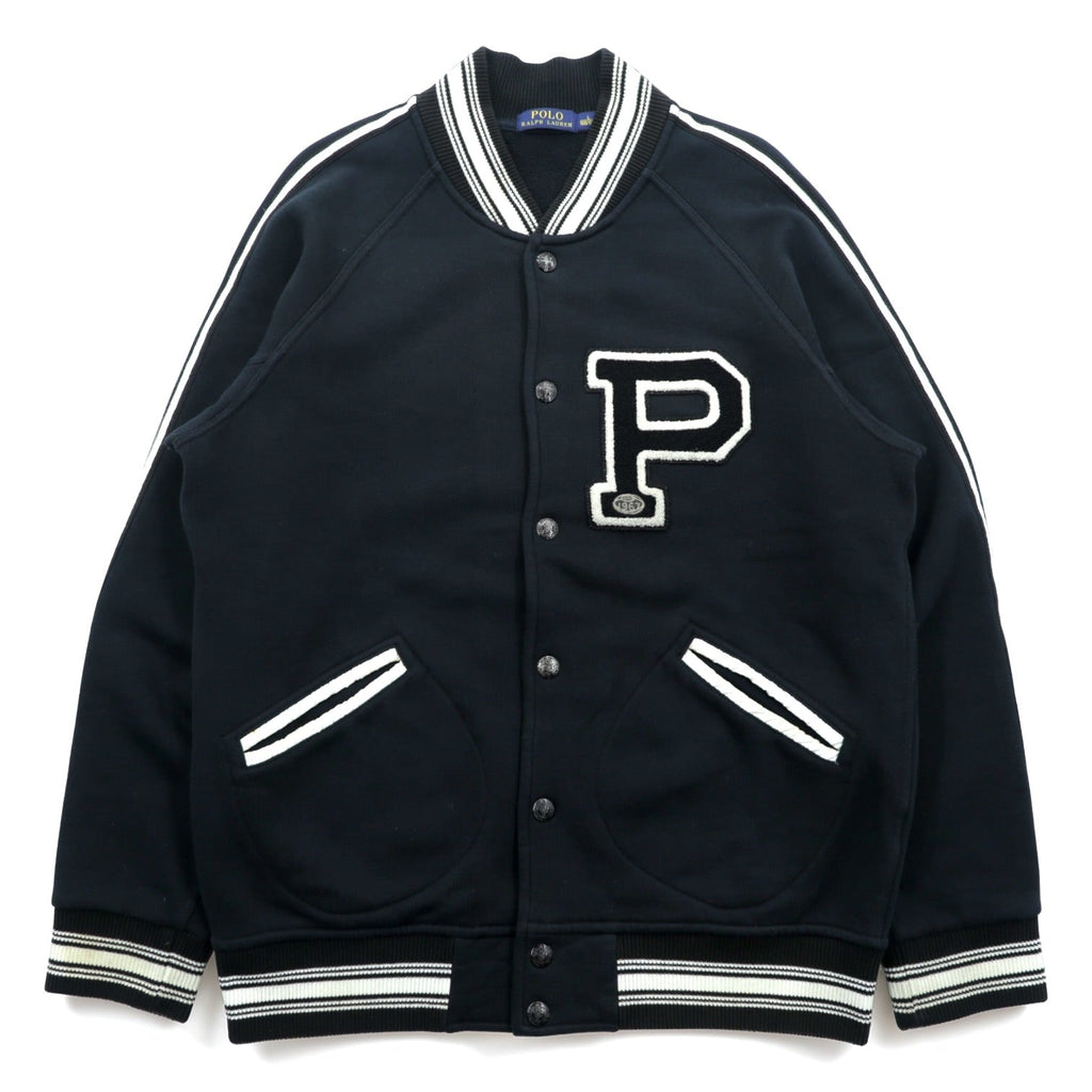 Polo Ralph Lauren Lettered Varsity Jacket Sweatshirt L Patch