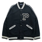Polo Ralph Lauren Lettered Varsity Jacket Sweatshirt L Patch