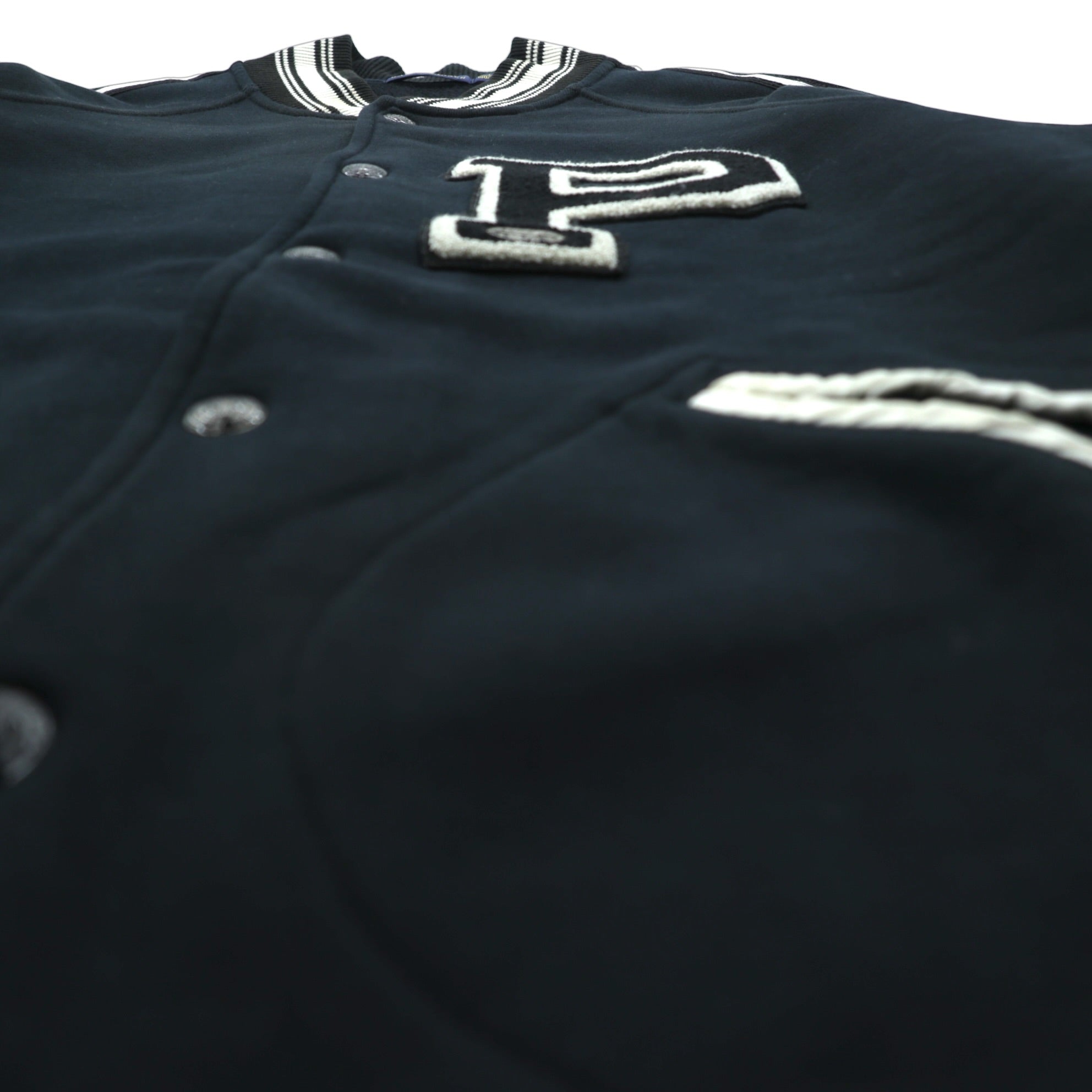 Polo Ralph Lauren Lettered Varsity Jacket Sweatshirt L Patch