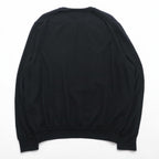 Polo Ralph Lauren メリノウール ニット セーター 2XL ブラック WASHABLE MERINO WOOL スモールポニー ロゴ 刺繍