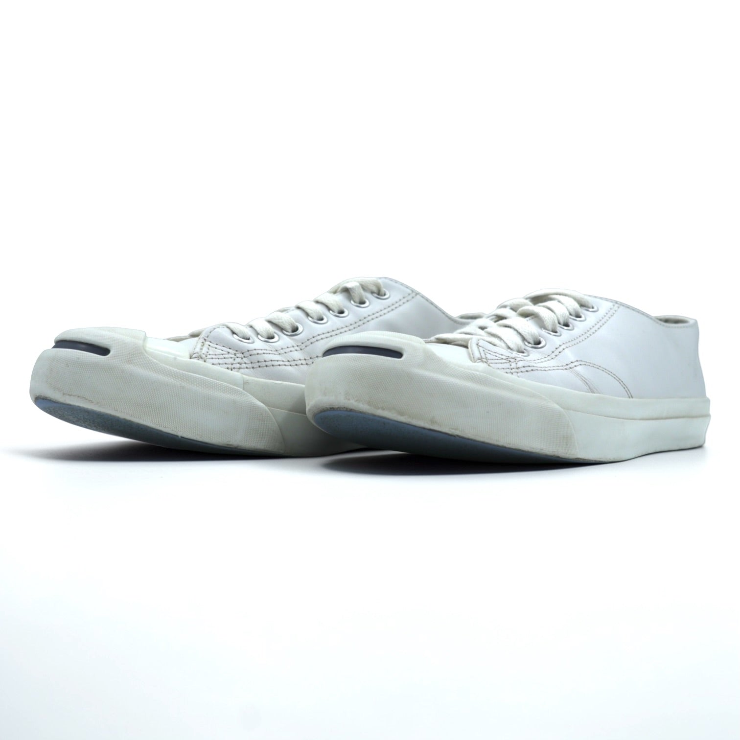 CONVERSE レザー ジャックパーセル JACK PURCELL ローカットスニーカー 27cm ホワイト 1B984