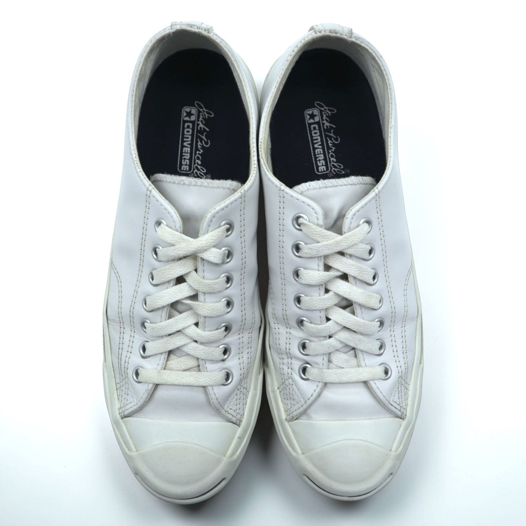 CONVERSE レザー ジャックパーセル JACK PURCELL ローカットスニーカー 27cm ホワイト 1B984