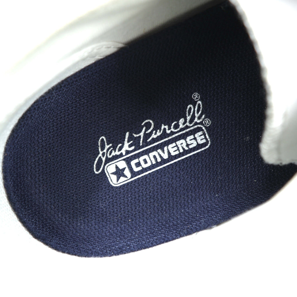 CONVERSE レザー ジャックパーセル JACK PURCELL ローカットスニーカー 27cm ホワイト 1B984