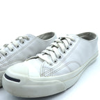 CONVERSE レザー ジャックパーセル JACK PURCELL ローカットスニーカー 27cm ホワイト 1B984