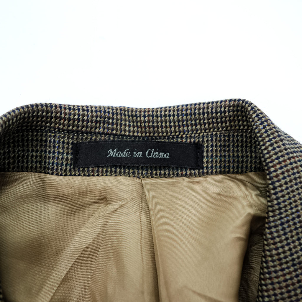 LAUREN RALPH LAUREN ツイード 2B テーラードジャケット ブレザー L グレンチェック 千鳥格子