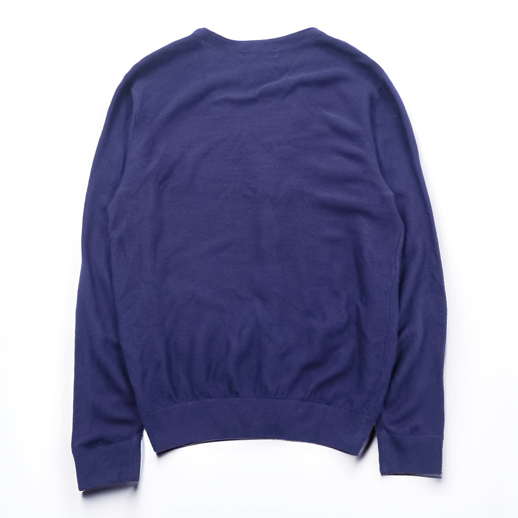 Cypress Links Vネック ニット カーディガン M ネイビー アクリル 未使用品