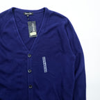 Cypress Links Vネック ニット カーディガン M ネイビー アクリル 未使用品