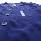 Cypress Links Vネック ニット カーディガン M ネイビー アクリル 未使用品