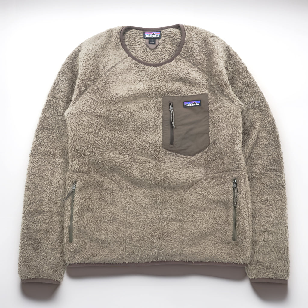 Patagonia ロス ガトス クルー ボア フリース プルオーバー M ブラウン 胸ポケット サイドポケット STY25895 FA22