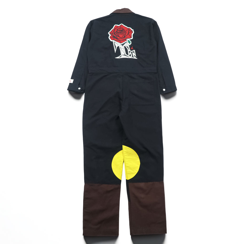 JORDAN BRAND ( NIKE ) オールインワン ツナギ ジャンプスーツ S ブラック W J SP TT JUMPSUIT fb2650-227