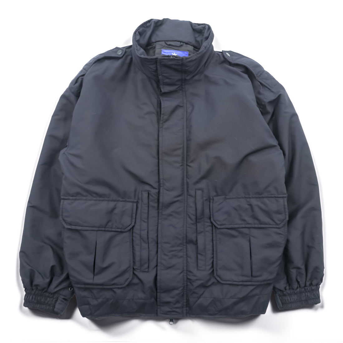SPIEWAK Nylon Tactical Jacket Flight Jacket M Double Zip Hood Storage Epaulets Side Zip Military