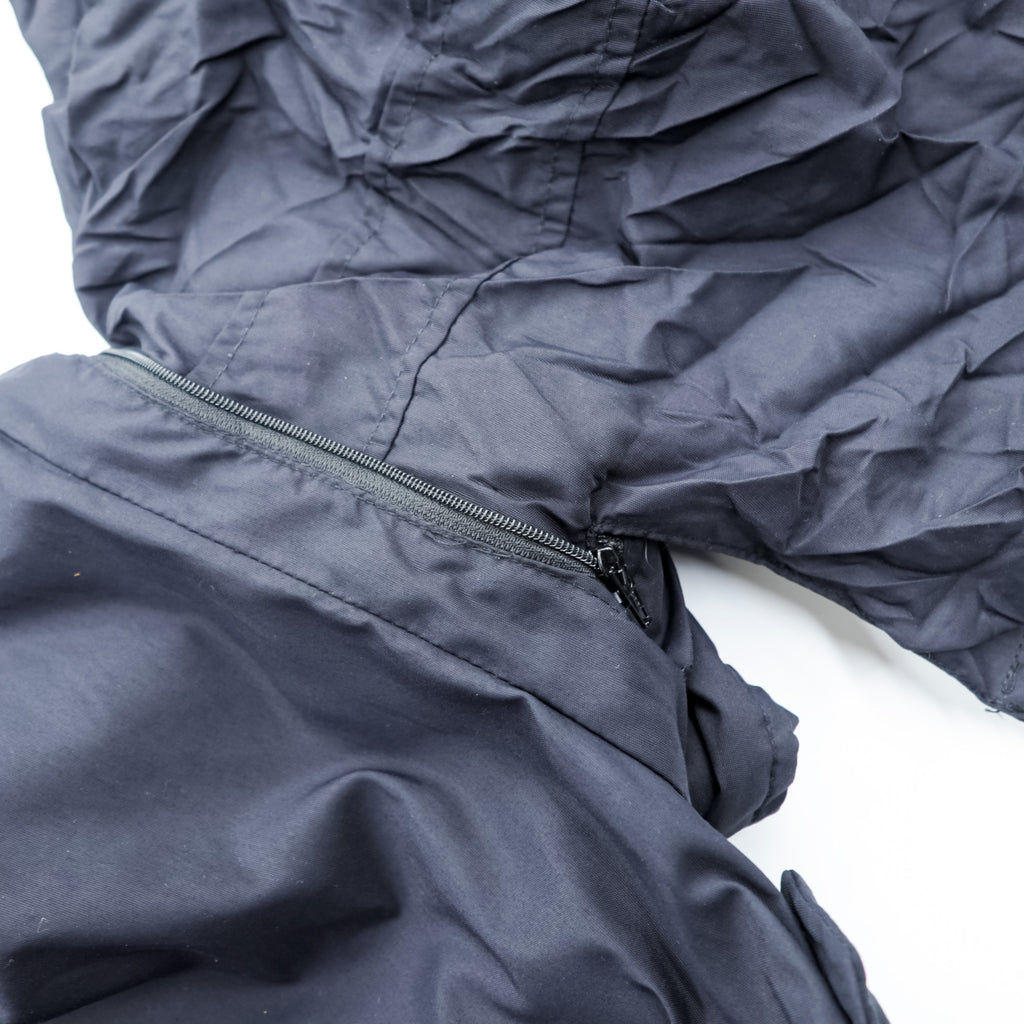 SPIEWAK ナイロン タクティカル ジャケット フライトジャケット M ダブルジップ フード収納 エポレット サイドジップ ミリタリー