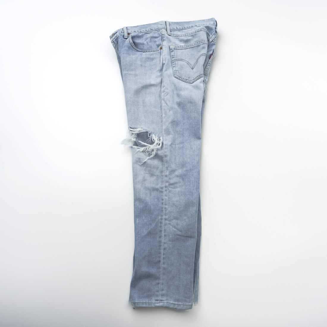 Levi's 533 Distressed Denim Jeans Light Wash Ripped Grunge Vintage W32 L32