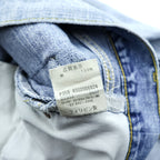 Levi's 533 Distressed Denim Jeans Light Wash Ripped Grunge Vintage W32 L32