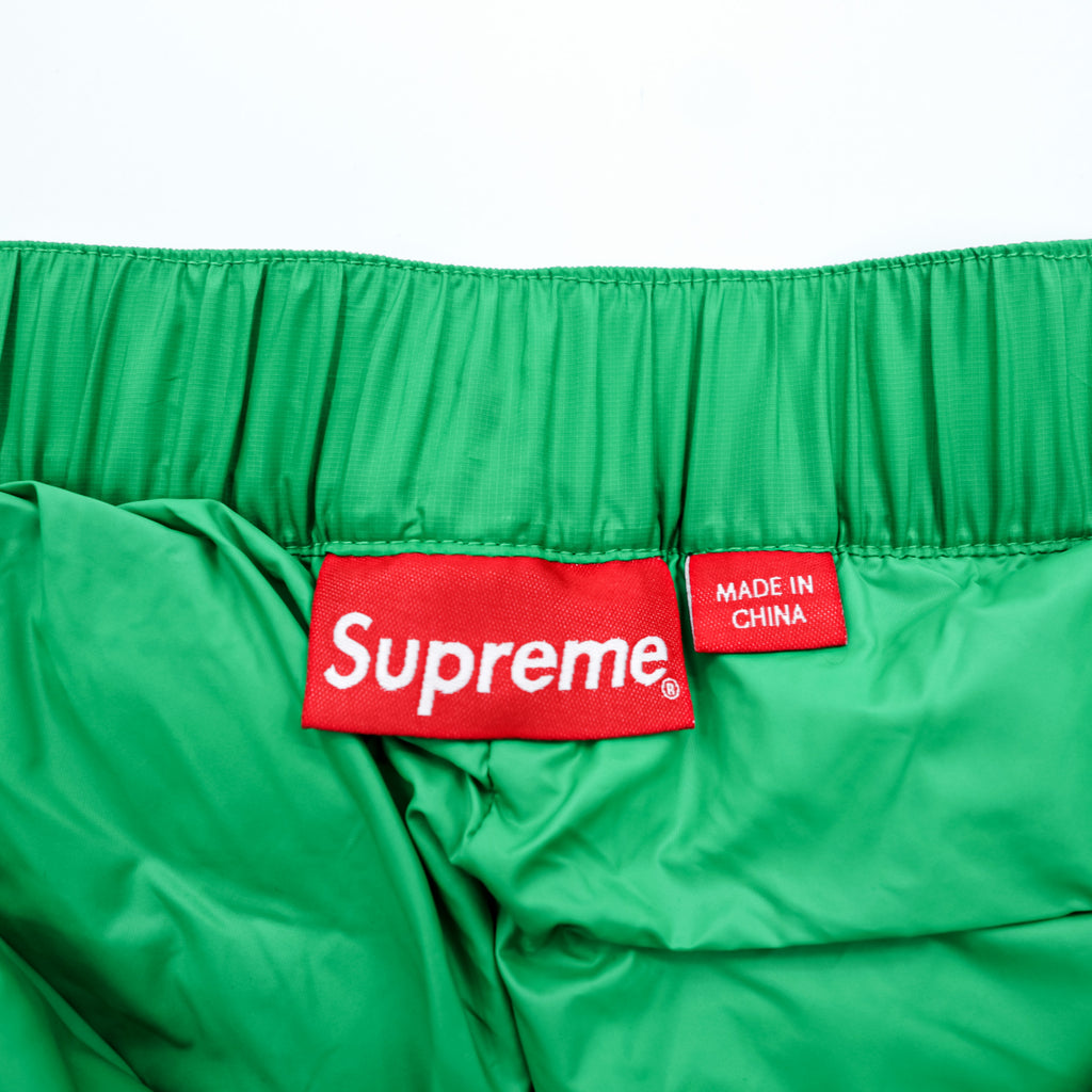 Supreme マイクロダウンパンツ PERTEX Micro Down Pant M グリーン 中綿 キルティング