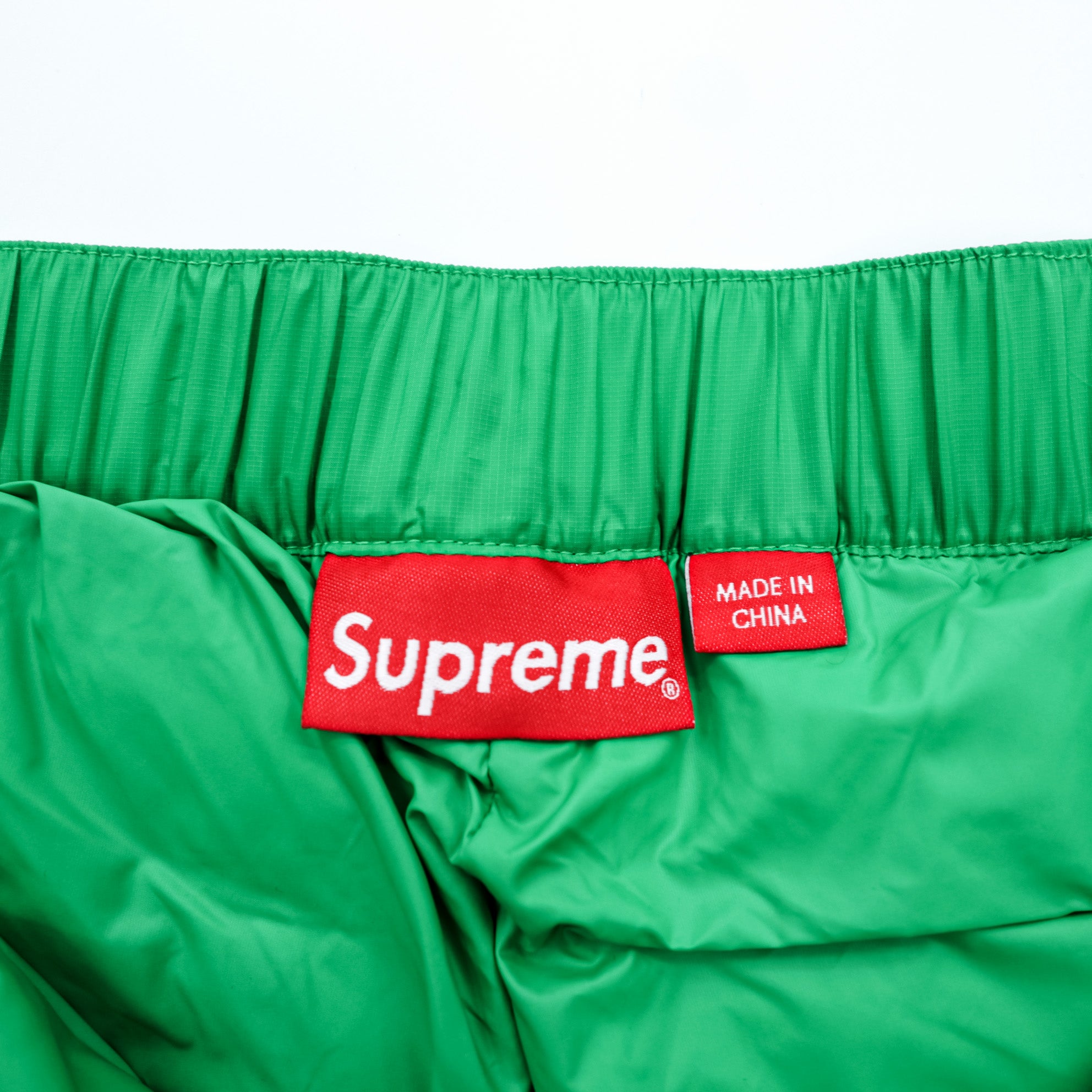 Supreme マイクロダウンパンツ PERTEX Micro Down Pant M グリーン 中綿 キルティング