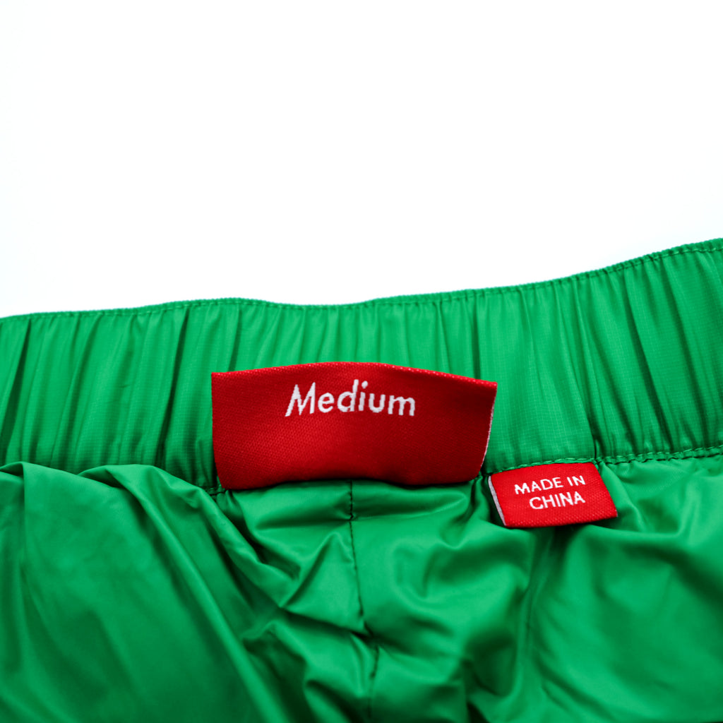 Supreme マイクロダウンパンツ PERTEX Micro Down Pant M グリーン 中綿 キルティング