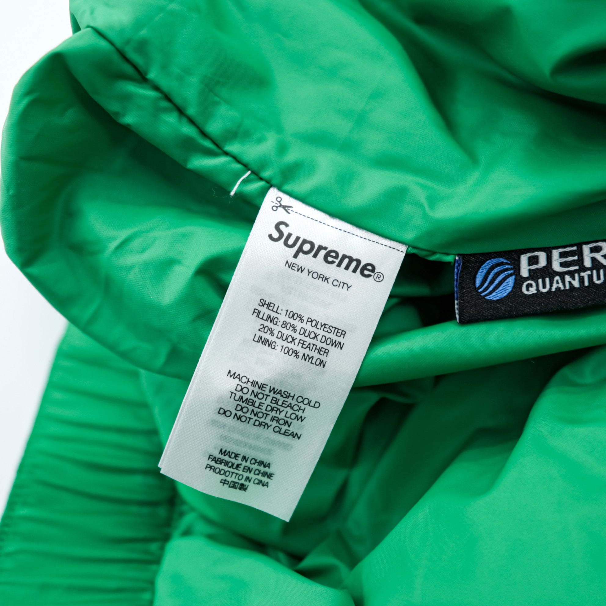 Supreme マイクロダウンパンツ PERTEX Micro Down Pant M グリーン 中綿 キルティング
