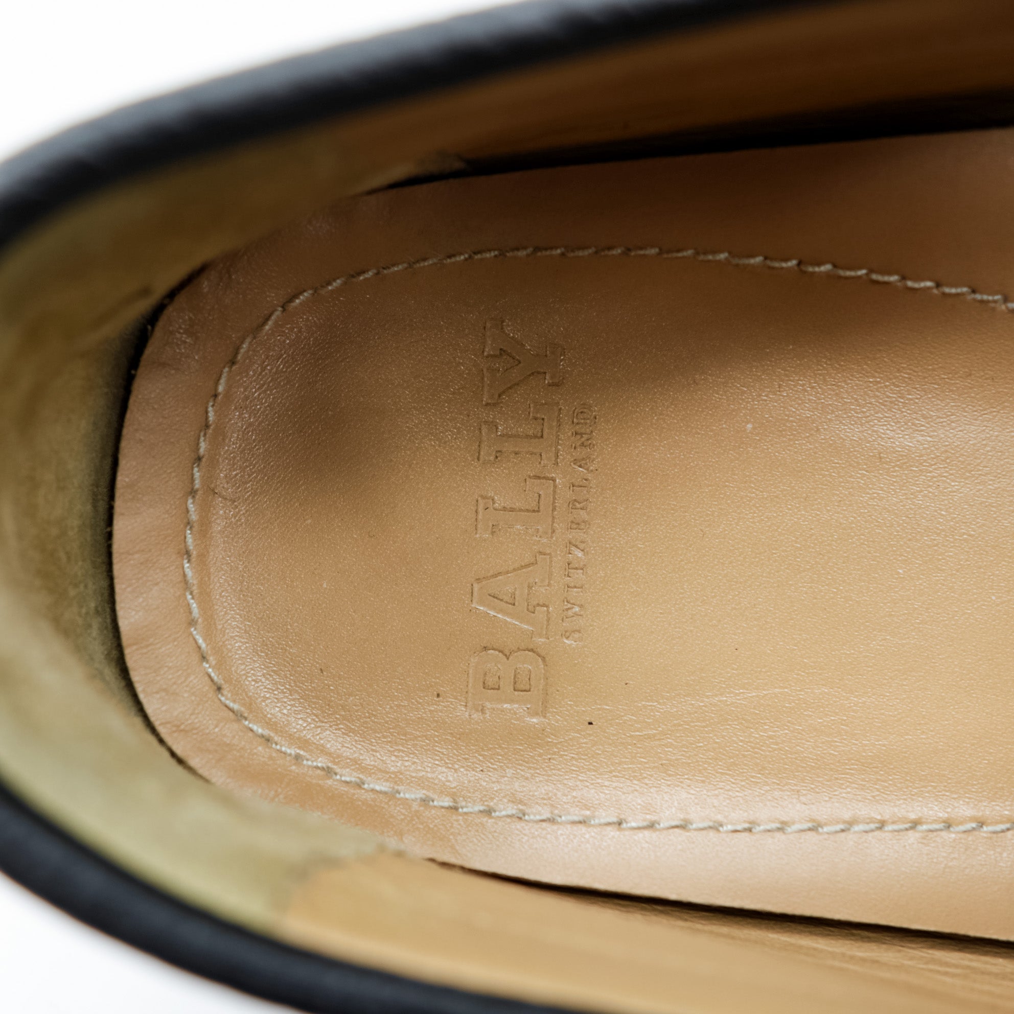 BALLY ドライビングシューズ モカシン ローファー 25cm ブラック レザー SVND WABLER / 010 スイス製