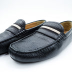 BALLY ドライビングシューズ モカシン ローファー 25cm ブラック レザー SVND WABLER / 010 スイス製