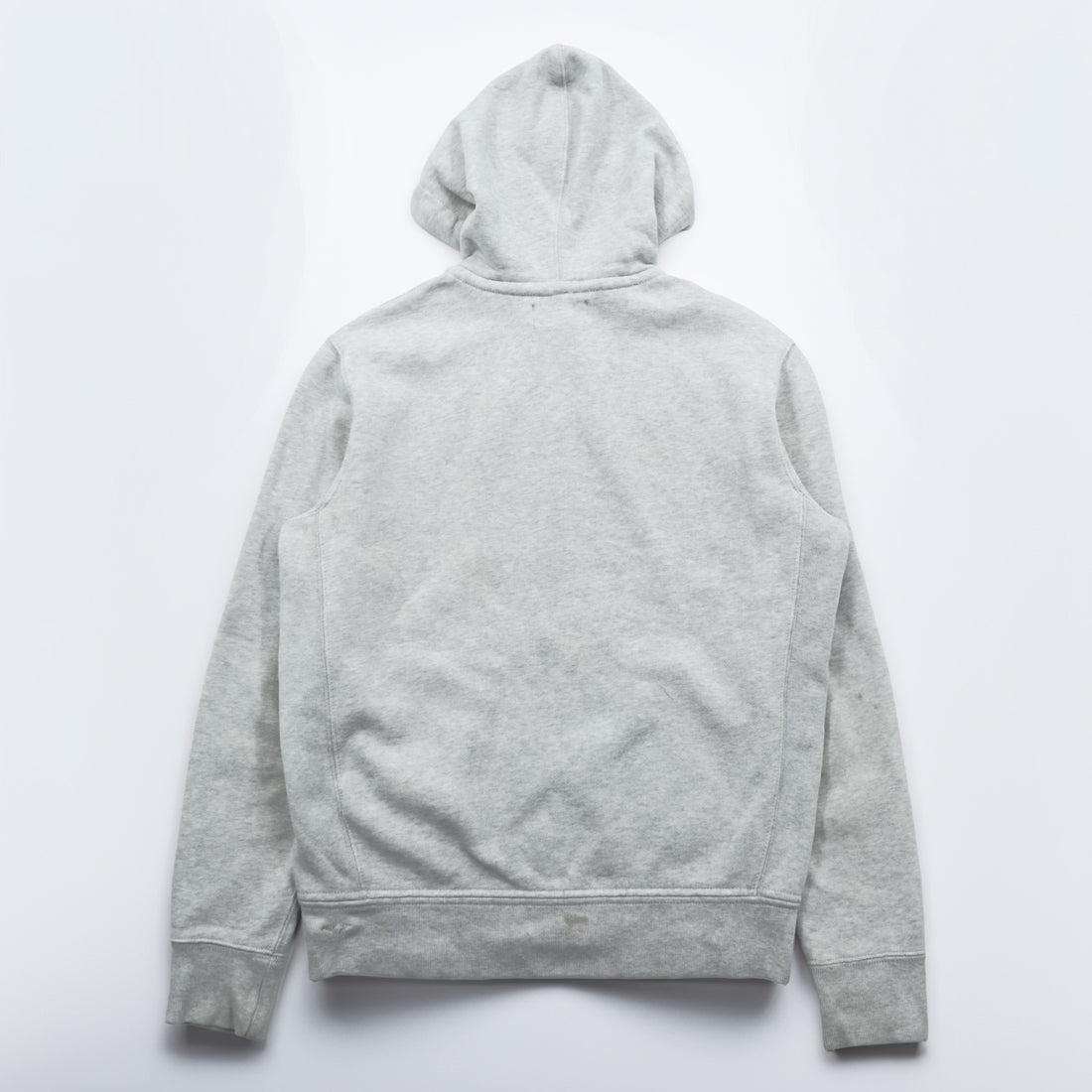 Polo Ralph Lauren 90s Reverse Weave Zip Hoodie M Gray Small Pony Logo Embroidery