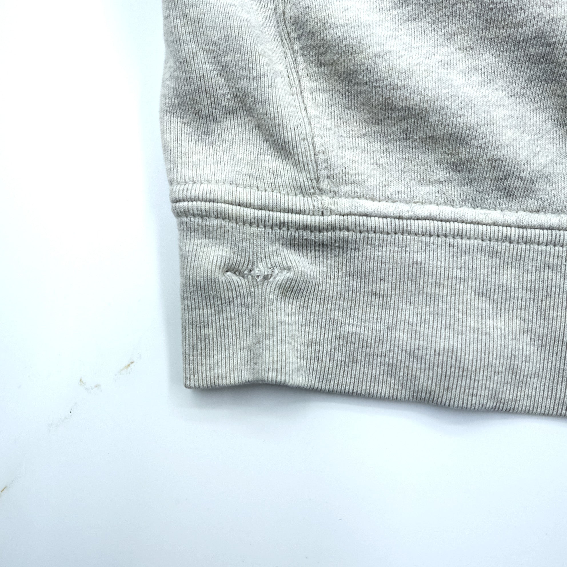 Polo Ralph Lauren 90年代 リバースウィーブ ジップパーカー M グレー スモールポニー ロゴ 刺繍