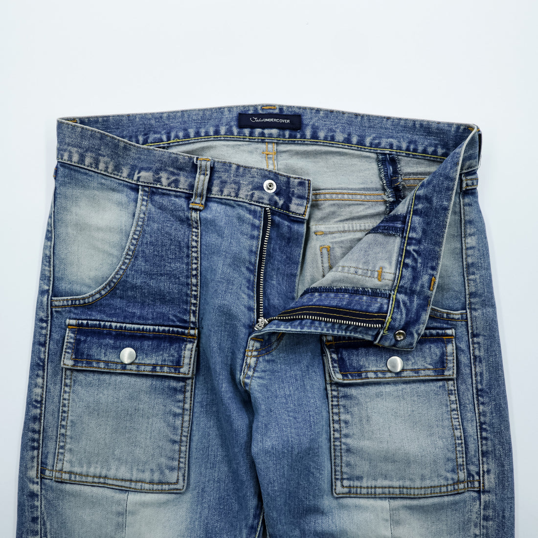 UNDERCOVER Made in Japan Denim Pants, Jeans, Size M, Stretch, JUQ4501-1, John UNDERCOVER