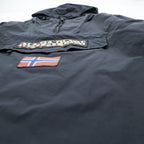 NAPAPIJRI Half-Zip Anorak Hoodie L N0Y9SY Taped Seam Mesh Liner