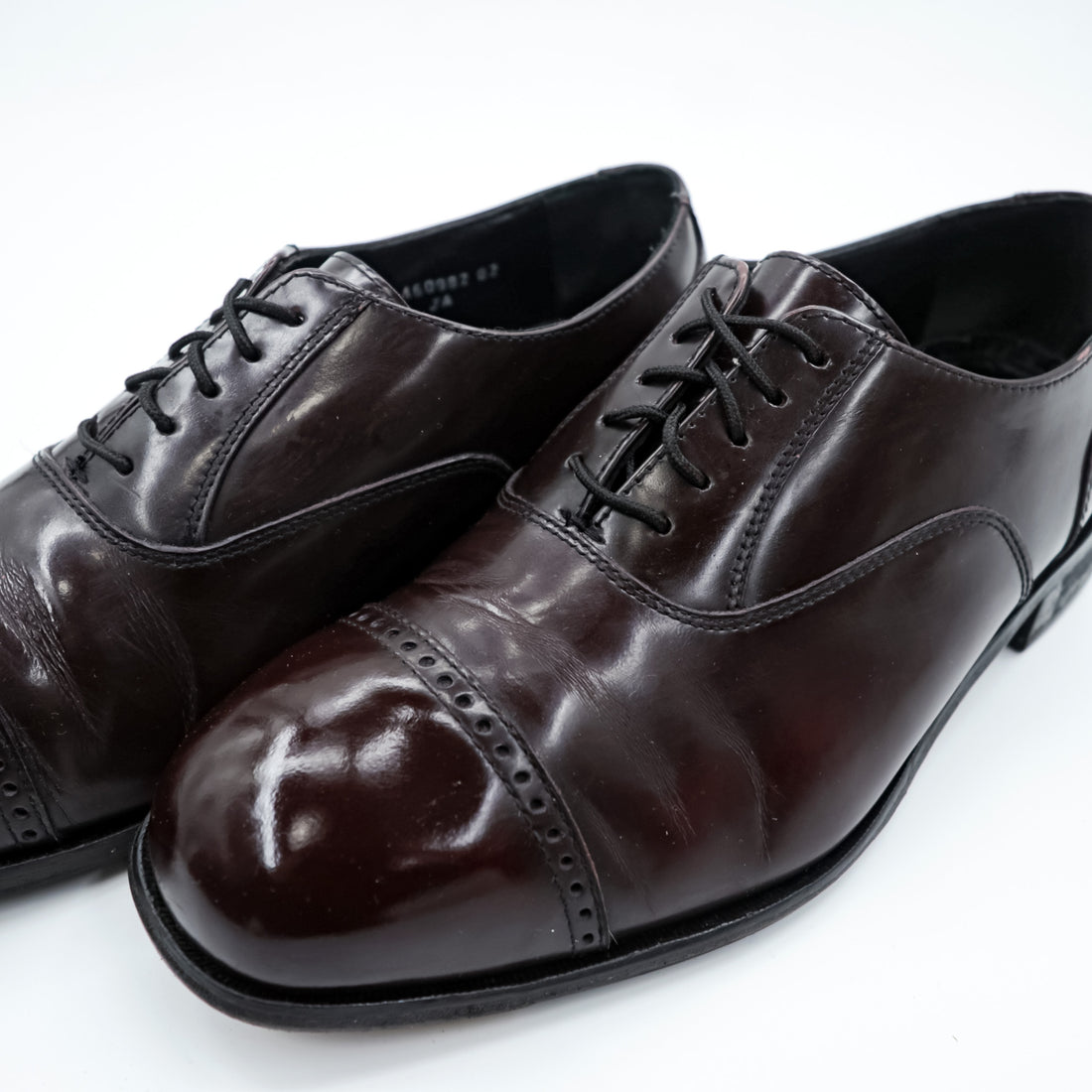 Florsheim Oxford Burgundy Leather Dress Shoes 8.5 3E Wide 17067-05