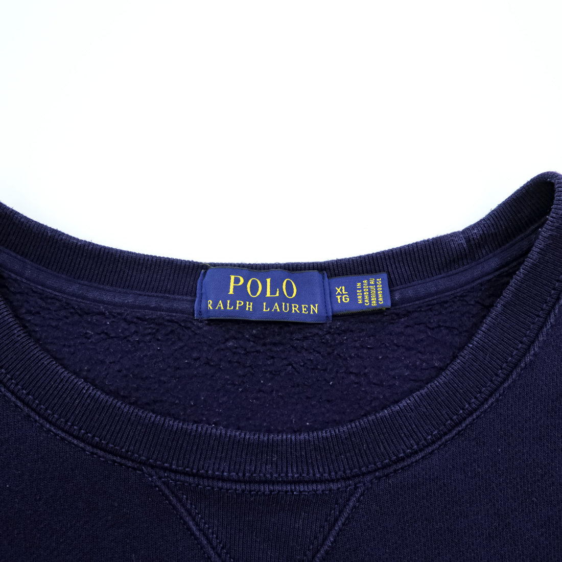 Polo Ralph Lauren Front V Sweatshirt, Size XL and up, Small Pony Embroidery