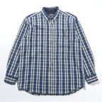 PENDLETON Flannel Shirt XL Checked Thomas Kay Collection Elbow Patch