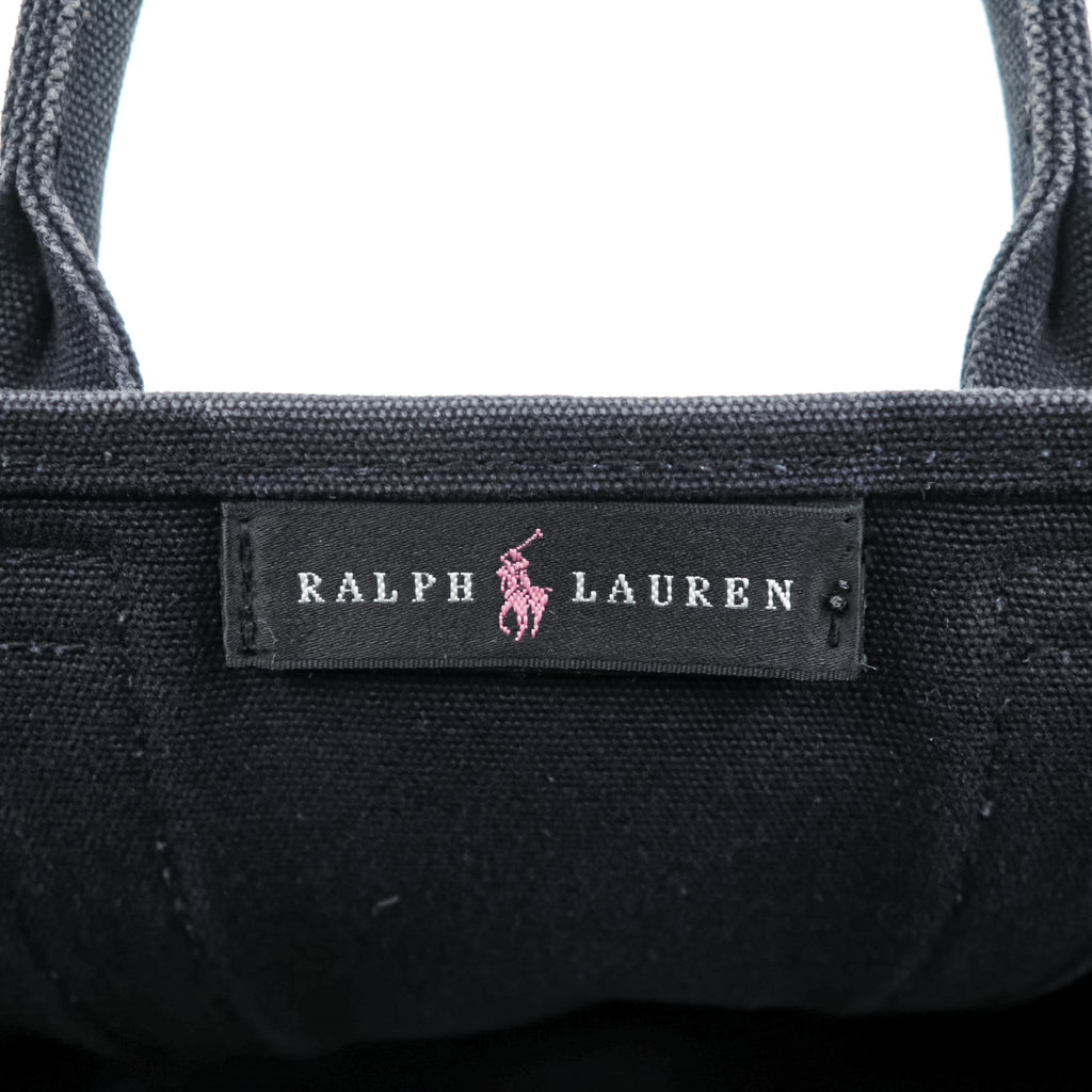 Ralph Lauren Canvas Pony Embroidery Tote Bag
