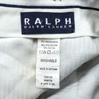 Ralph Lauren 90年代 2タック プリーツ スラックス パンツ L ベージュ ガンクラブチェック ダブルカフス
