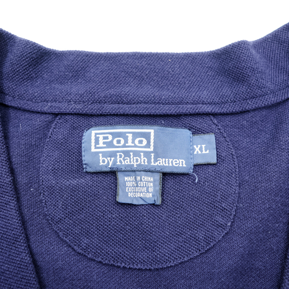 Polo Ralph Lauren 鹿の子 ニット Vネック カーディガン XL ネイビー スモールポニー ロゴ 刺繍